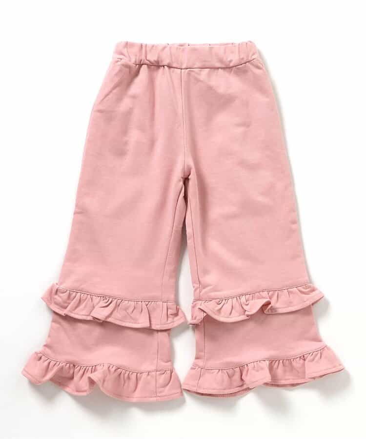 ダブルフリルスウェットパンツ  10分丈_964602