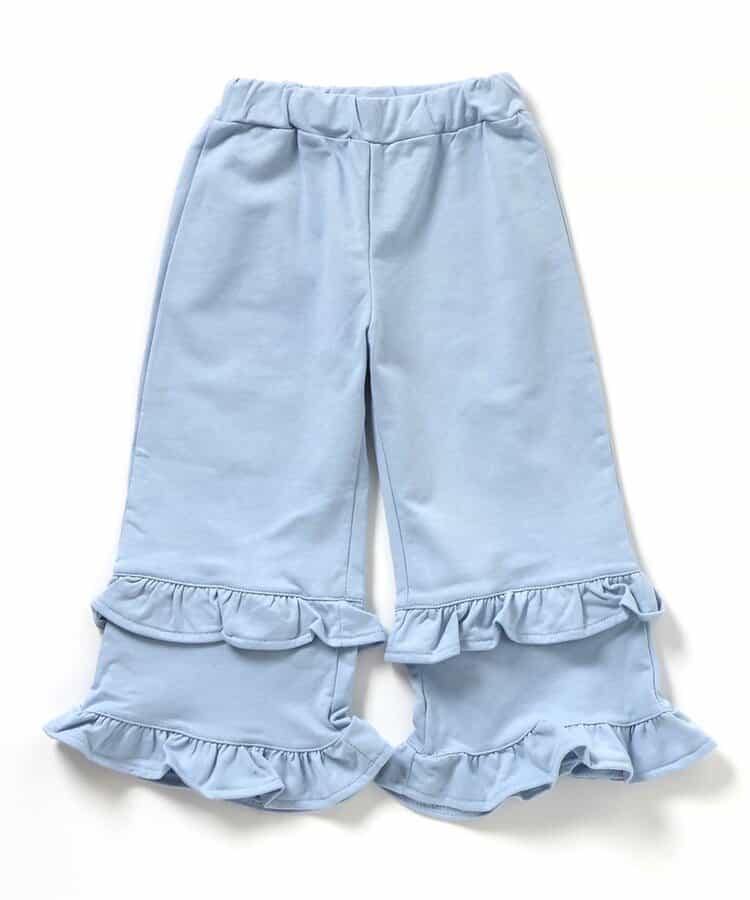 ダブルフリルスウェットパンツ  10分丈_964605