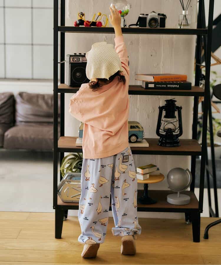 【リンク】アソート総柄ゆったりカットソーパンツ  10分丈(セットアップ可)_964646