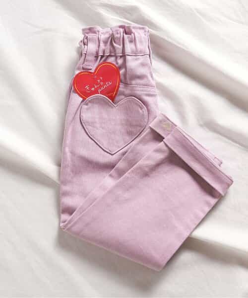 ★SALE★ハートポケットきゅんパンツ（テーパード） 10分丈