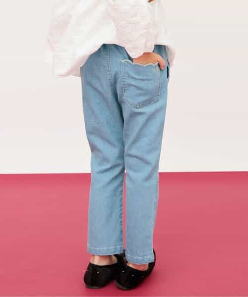 ★SALE★スカラップポケットきゅんパンツ（スキニー） 10分丈