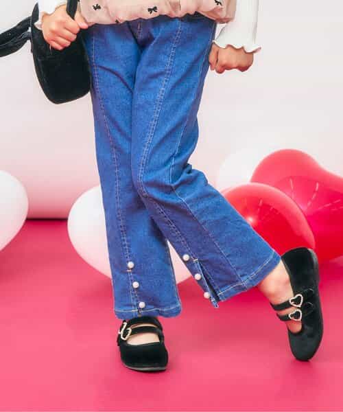 CENTER SEAM SLIT PANTS/センターシームスリットパンツ｜AZUL BY