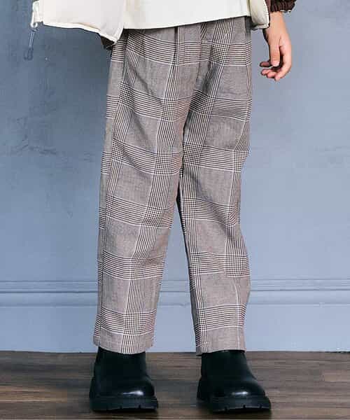 【リンク】スタンダードタックパンツ  10分丈