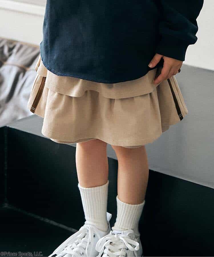 サイドラインティアードキュロット