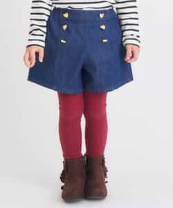 ハートポケットショートパンツ  ショート丈