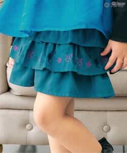 ディズニーキャラクターティアードショートパンツ ショート丈