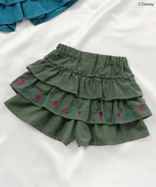 ディズニーキャラクターティアードショートパンツ ショート丈