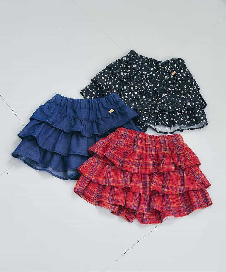 ティアードキュロットパンツ_964684