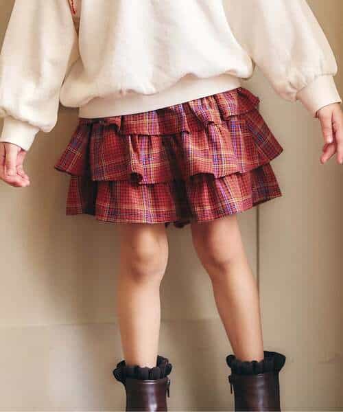 ティアードキュロットパンツ