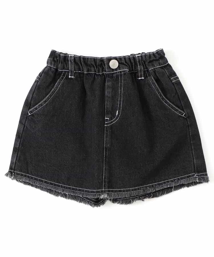 裾フリンジスカート風キュロット  ショート丈_949402