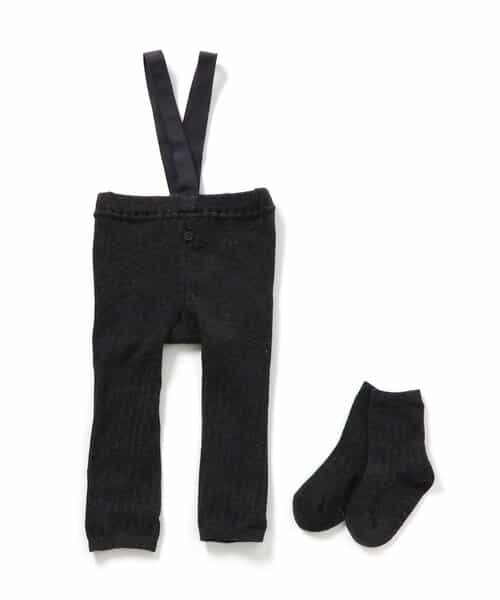 ★SALE★サスペンダー付きレギンス＆ソックスセット