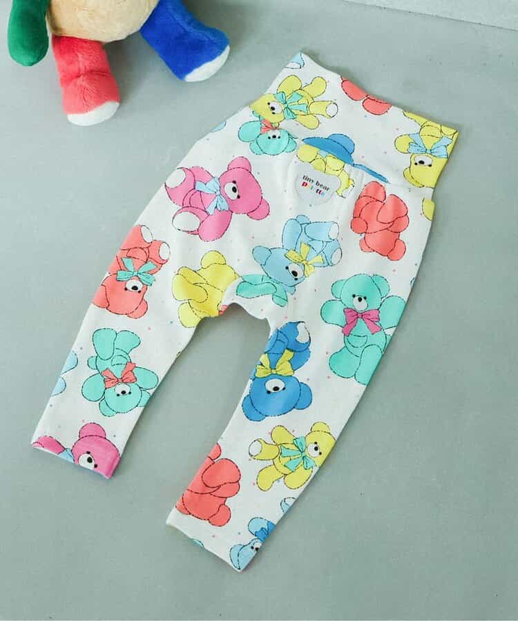 【tiny bear Palette】総柄レギンス  10分丈(セットアップ可)