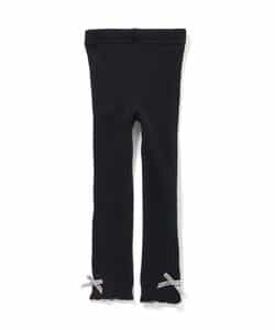 裾リボンレギンス