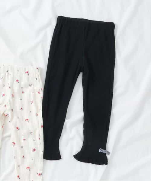 裾フリルレギンス/7days Style pants 10分丈（V424915）|apres