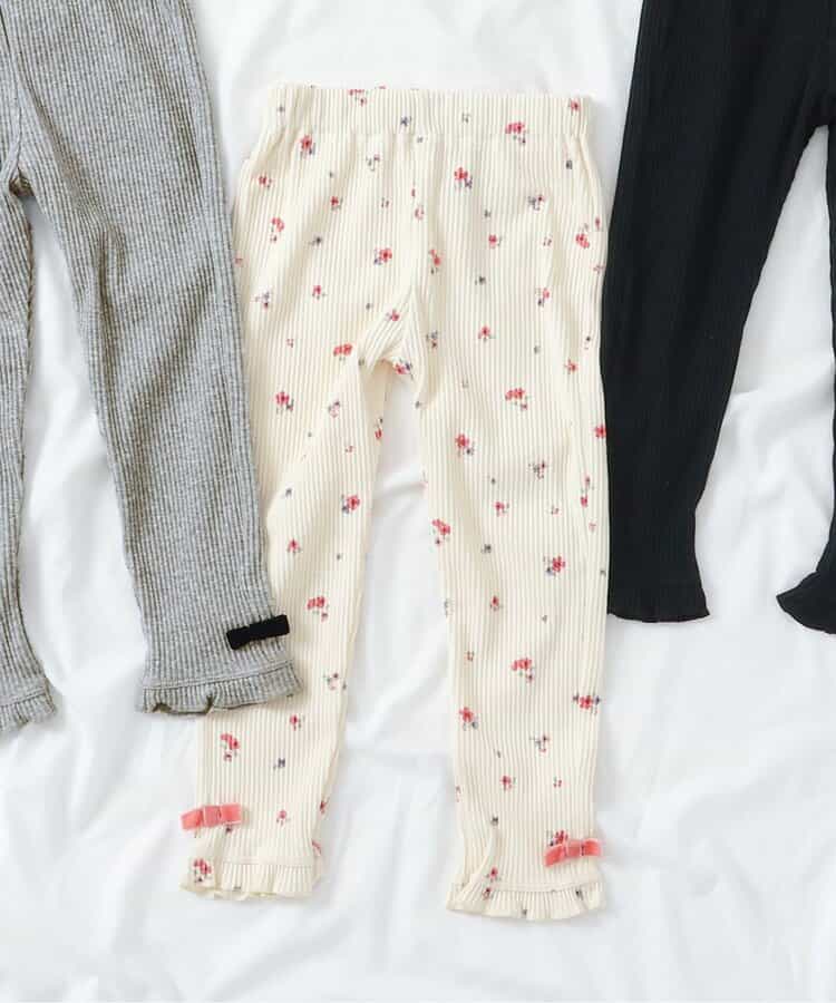 裾フリルレギンス/7days Style pants  10分丈