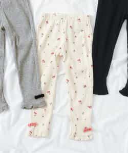 裾フリルレギンス/7days Style pants  10分丈