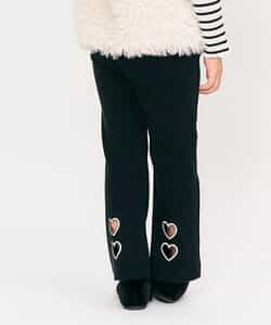 3班の班長 後ろハートフレア/7days Style pants 10分丈（V424925）|apres
