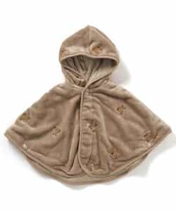 ボア刺繍マント