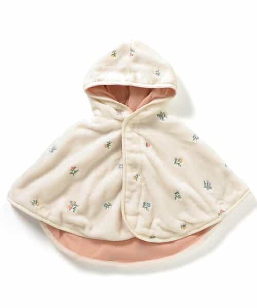 ボア刺繍マント