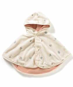 ボア刺繍マント