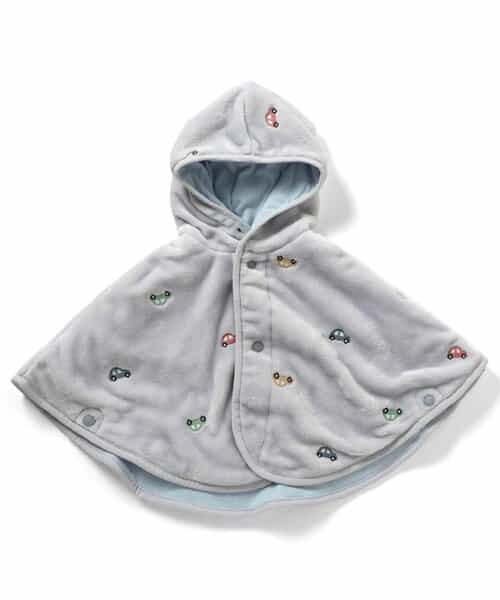 ボア刺繍マント