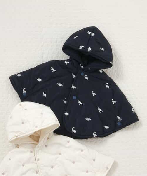 中綿刺繍マント