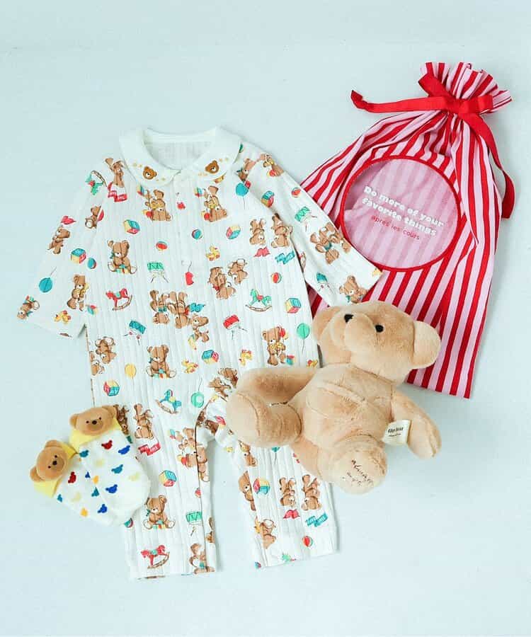 【tiny bear Palette】衿付きカバーオール_909980