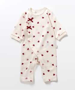 ワッフル総柄カバーオール