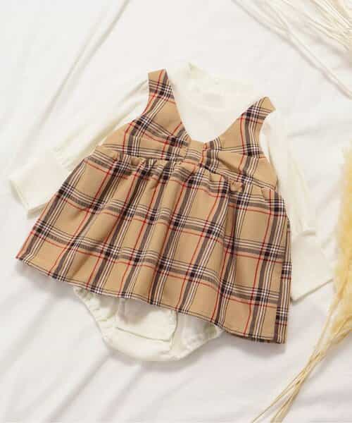 【リンク】リボンジャンスカドッキングカバーオール