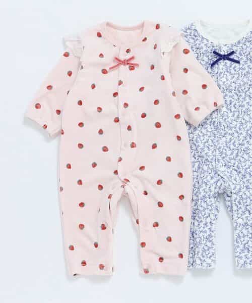 べロア総柄カバーオール