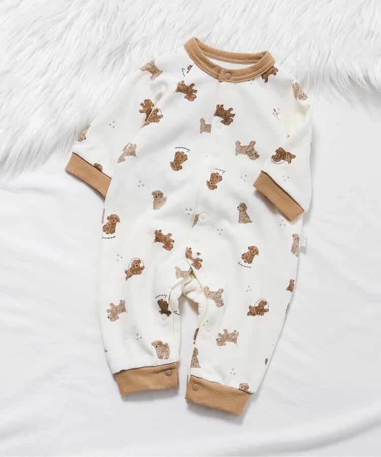 WEB限定 裏毛4柄カバーオール