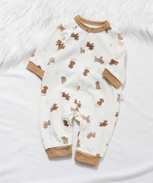 WEB限定 裏毛4柄カバーオール