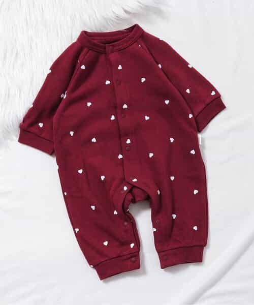 WEB限定 裏毛4柄カバーオール