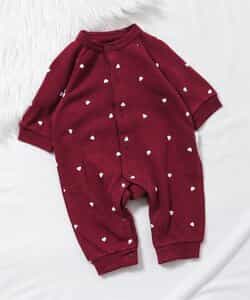 WEB限定 裏毛4柄カバーオール