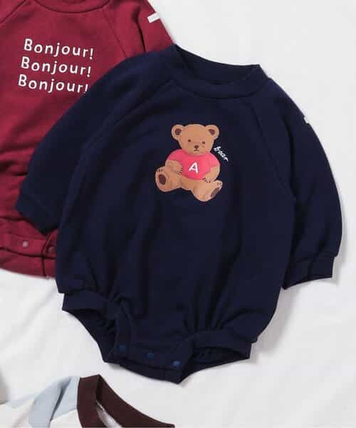 WEB限定 ラグランスリーブボディースーツ