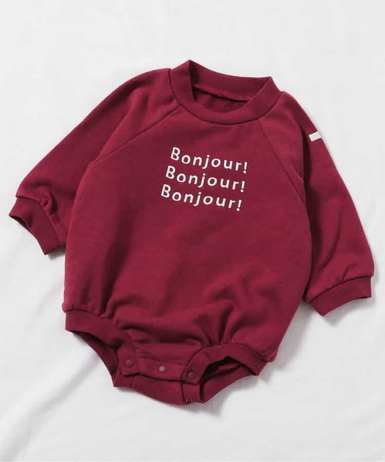 WEB限定 ラグランスリーブボディースーツ