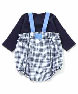 【2Pセット】ジャガードサロペット&長袖インナー_895305