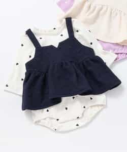 ★SALE★ハートキルトビスチェ＆総柄ボディーオールセット