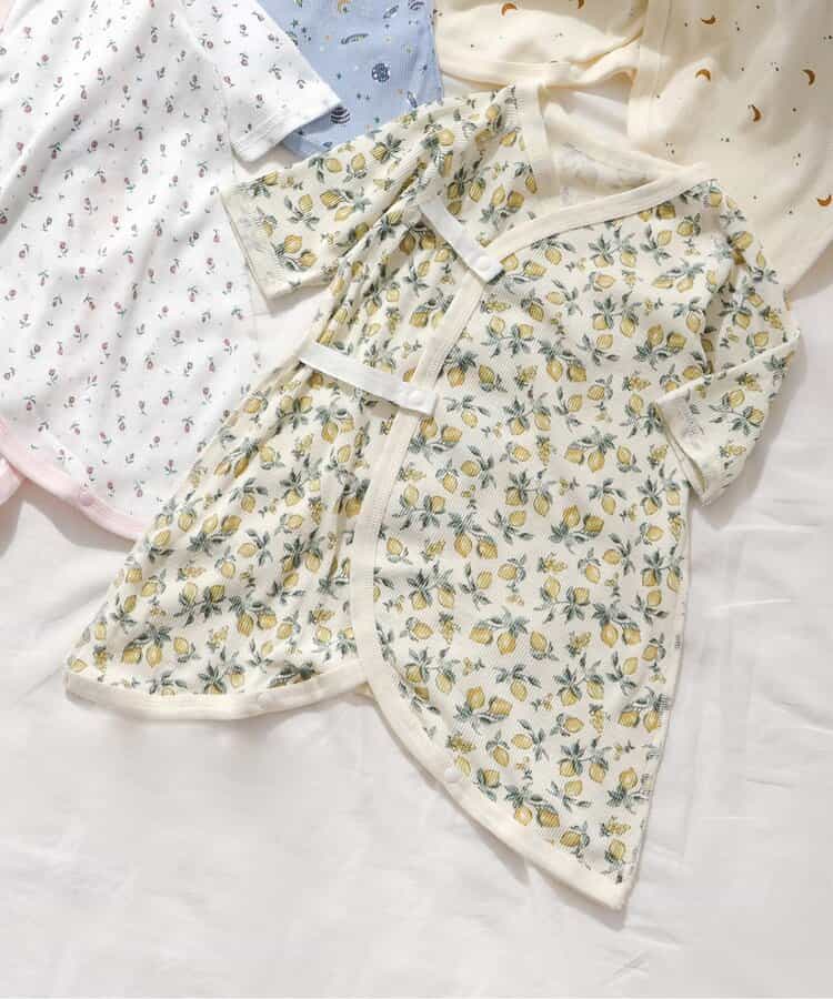 リブベビーコンビ肌着