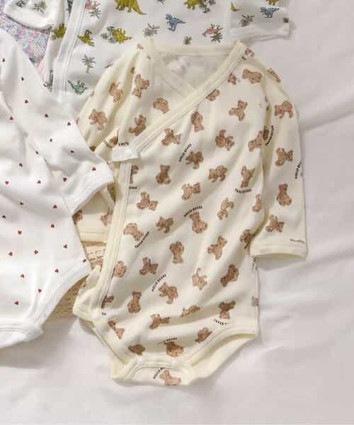 フライス長袖ボディ肌着