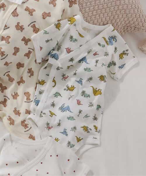 フライス長袖ボディ肌着