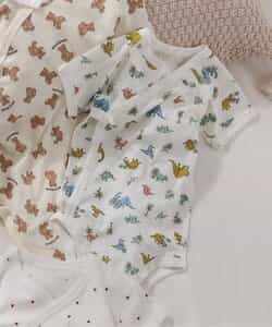 フライス長袖ボディ肌着