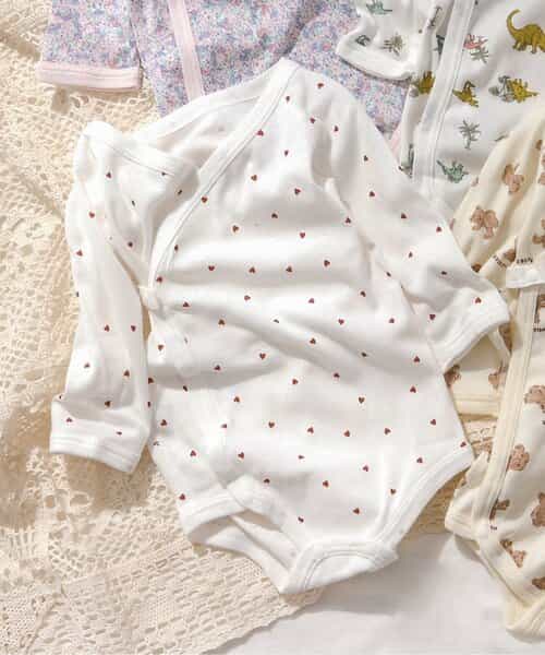 フライス長袖ボディ肌着