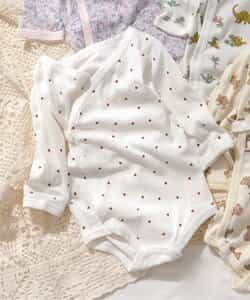 フライス長袖ボディ肌着