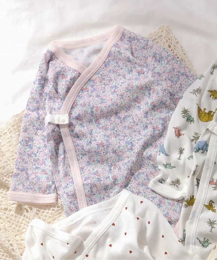 フライス長袖ボディ肌着