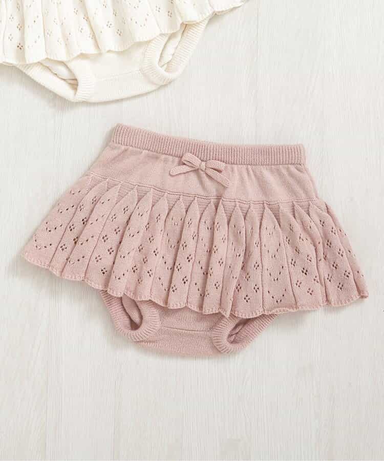 スカート付きニットブルマ
