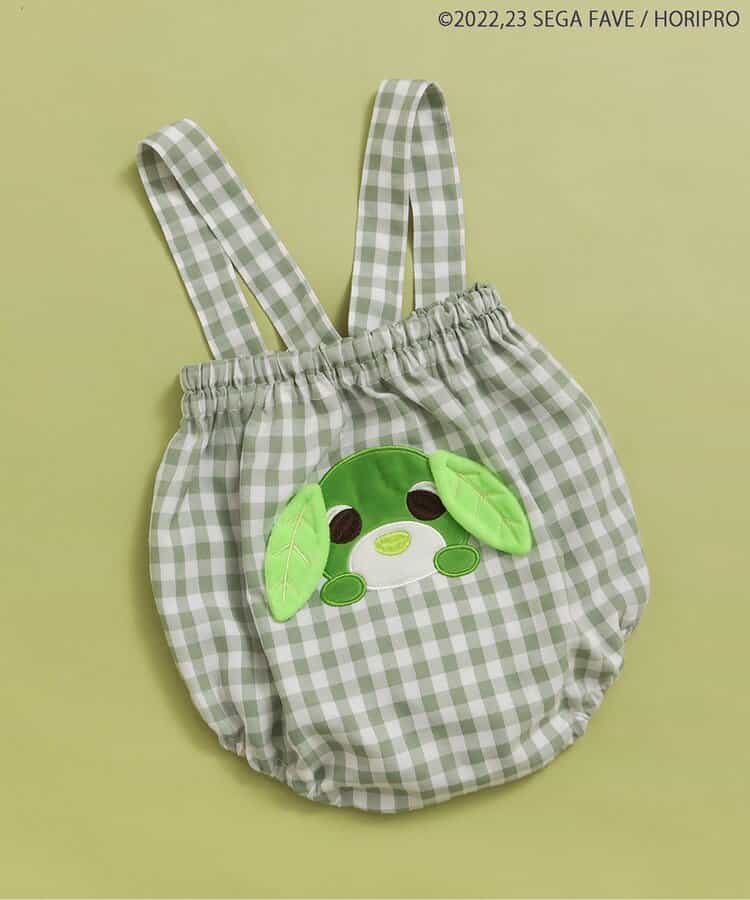 WEB限定 お茶犬サスペンダー付ベビーブルマ