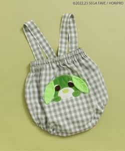 WEB限定 お茶犬サスペンダー付ベビーブルマ