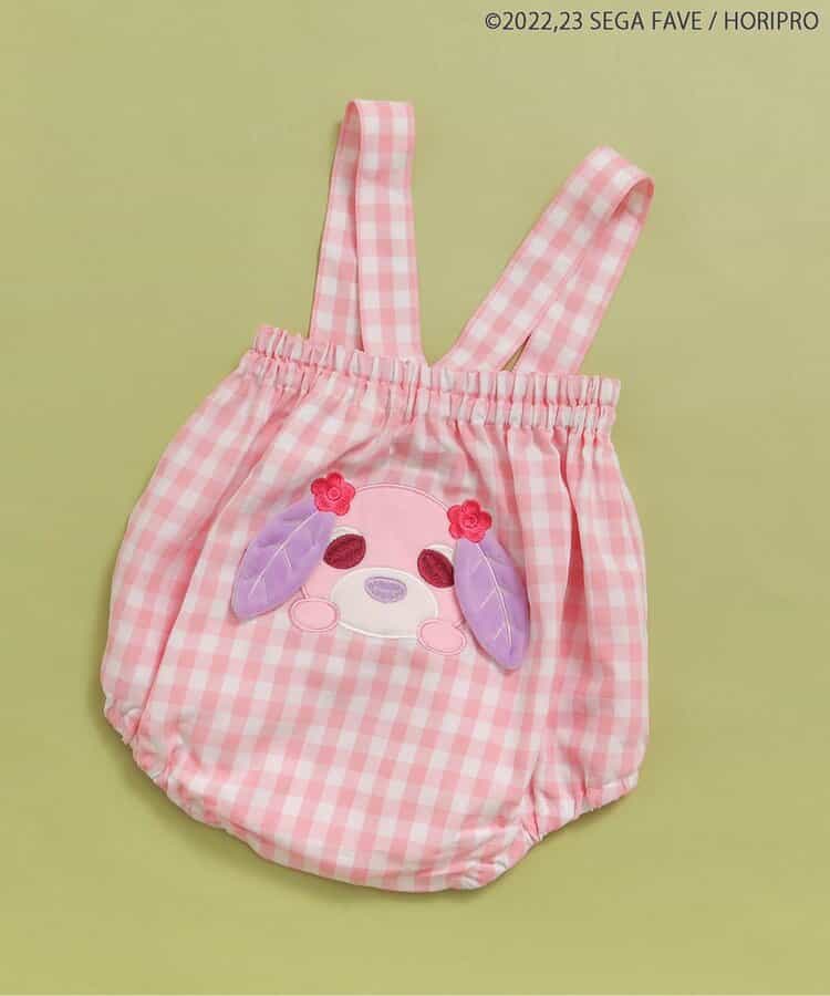 WEB限定 お茶犬サスペンダー付ベビーブルマ