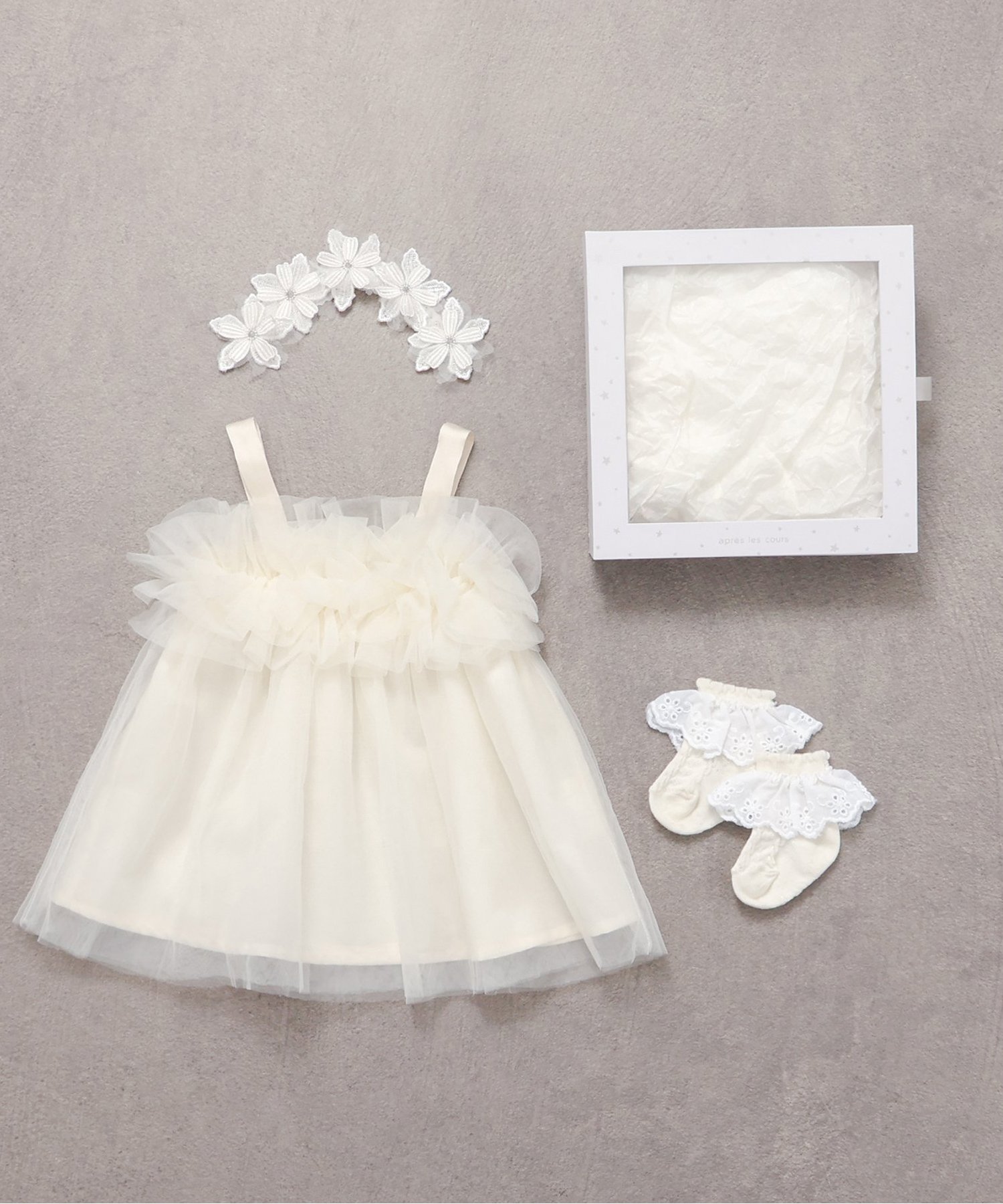 Baby Gift Box】天使の羽セット_出産祝い_ギフトセット_ハーフ